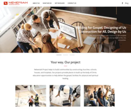 Nehemiahproject.com(Building for Gospel) Screenshot