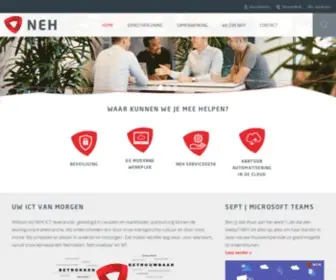 Nehgroup.com(NEH, uw ICT van morgen) Screenshot