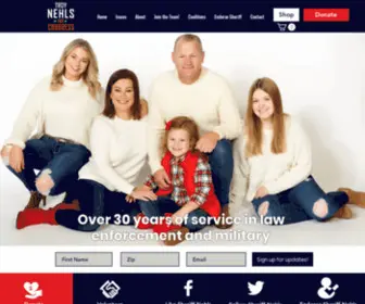 Nehlsforcongress.com(Sheriff Nehls for Congress) Screenshot