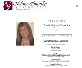 Nehme-Tomalka.com(Nehme-Tomalka & Associates) Screenshot