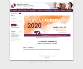 Nehospice.org(Nebraska Hospice and Palliative Care Association) Screenshot