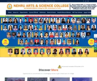Nehrucolleges.net(Nehru Arts And Science College) Screenshot
