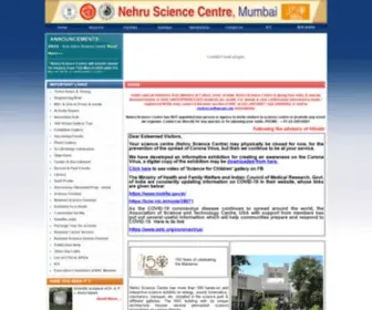 Nehrusciencecentre.gov.in(Nehru Science Centre) Screenshot