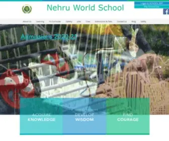 Nehruworldschool.com(Top CBSE School) Screenshot