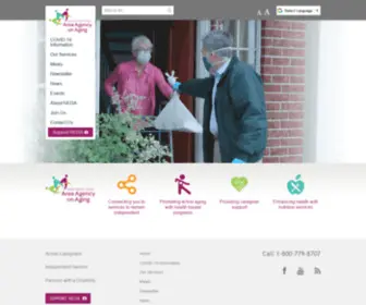 Nei3A.org(Northeast Iowa Area Agency on Aging) Screenshot