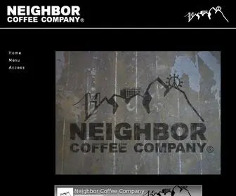 Neighbor-Coffee.com(NEIGHBOR COFFEE COMPANY エスプレッソ) Screenshot