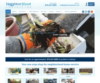 Neighborhoodcontractor.com(Window Cleaning Company Dallas) Screenshot