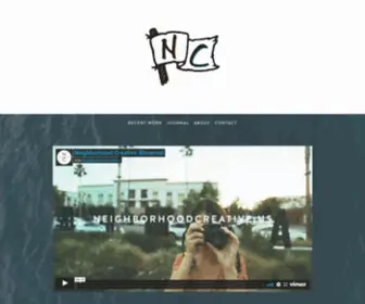 Neighborhoodcreative.us(Neighborhood Creative) Screenshot