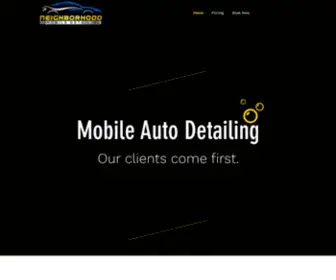 Neighborhooddetailing.com(Car Detailing) Screenshot