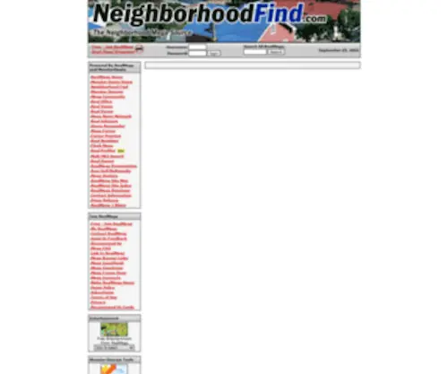 Neighborhoodfind.com(Neighborhood Find) Screenshot