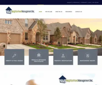 Neighborhoodmanagement.com(We are a full) Screenshot