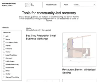 Neighborhoodsnow.nyc(Tools for community) Screenshot