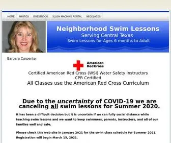 Neighborhoodswim.com(Neighborhood swim lessons) Screenshot