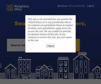 Neighborwho.com(Reverse Address Lookup) Screenshot