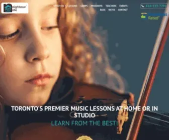 Neighbournote.ca(Neighbour Note Toronto Music School) Screenshot