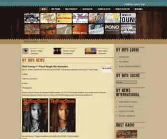 Neil-Young.info(Living With War) Screenshot