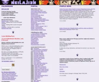 Neilalien.com(Comic weblog) Screenshot