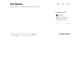 Neilbrowne.com(Neil Browne) Screenshot