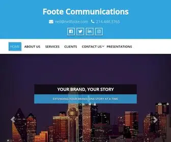 Neilfoote.com(Foote Communications) Screenshot