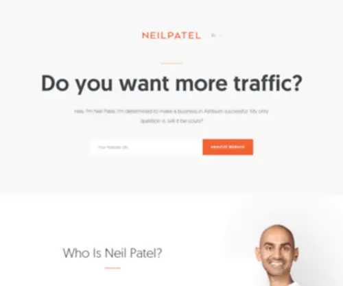 Neilpatel.com(Advanced: The Simple Process) Screenshot