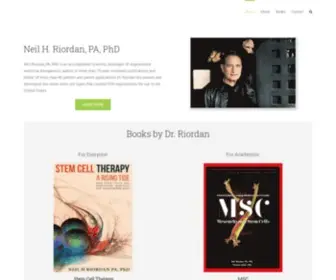 Neilriordanbooks.com(Stem Cell Therapy and Research Books) Screenshot