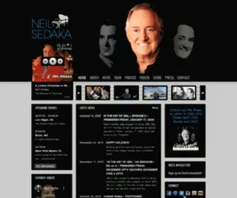 Neilsedaka.com(Neil Sedaka) Screenshot