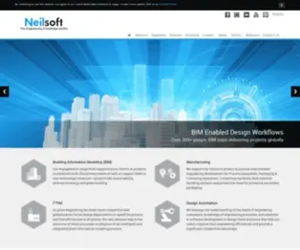 Neilsoft.com(Engineering Services) Screenshot