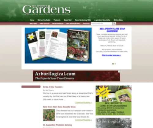 Neilsperry.com(Neil Sperry's GARDENS) Screenshot