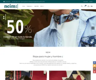 Neim.co(Somos una marca ropa para hombre y ropa mujer en Medellín) Screenshot