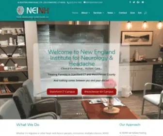 Neinh.com(NEINH Treatment for Pain Concussion in Stamford CT in Westchester County) Screenshot