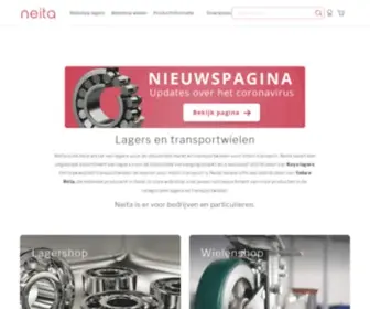 Neita.nl(Lagers en transportwielen) Screenshot