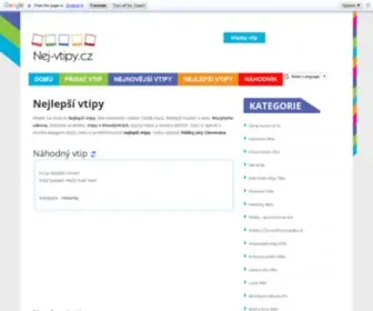 Nej-Vtipy.cz(Nej vtipy.cz) Screenshot