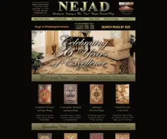 Nejad.com(Nejad Rugs) Screenshot