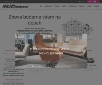 NejCinabytek.cz(Prodejny nábytku a kuchyňská studia. Nábytek) Screenshot