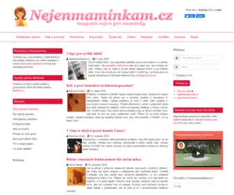 Nejenmaminkam.cz(Nejenmaminkám.cz) Screenshot