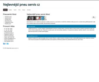 NejLevnejsi-Pneu-Servis.cz(Pneu servis Most) Screenshot