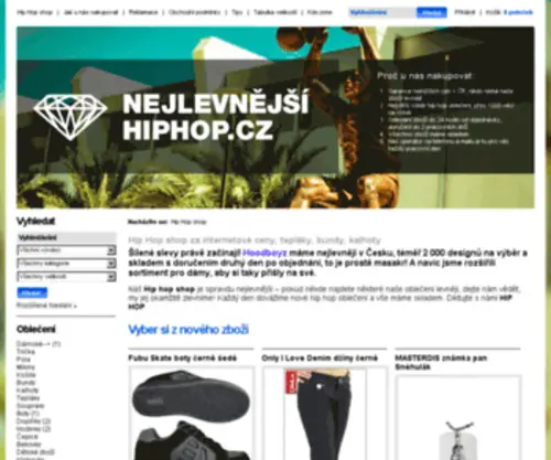 NejLevnejsihiphop.cz(NejLevnejsihiphop) Screenshot