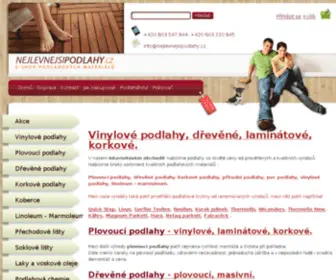 NejLevnejsipodlahy.cz(Vinylové podlahy) Screenshot