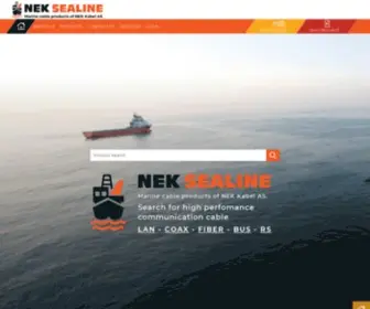 Nek-Sealine.com(NEK SEALINE) Screenshot