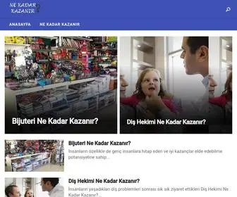 Nekadarkazanir.com(Nasıl Olunur) Screenshot