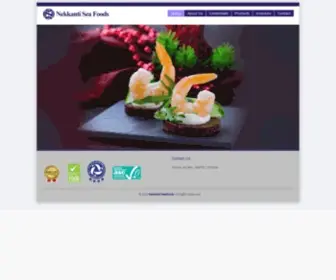 Nekkantiseafoods.com(Nekkanti Sea Foods) Screenshot