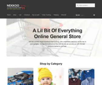 Nekkoo.com(A Lil Bit Of Everything Online General Store) Screenshot