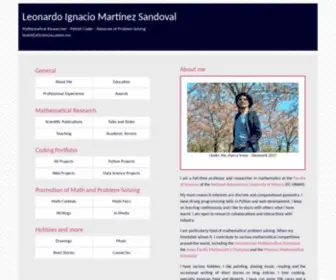Nekomath.com(Leonardo Martínez) Screenshot
