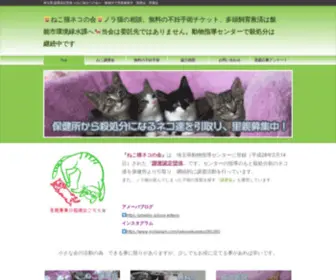 NekoNekoNeko.info(埼玉県 譲渡認定団体 ≪ねこ猫ネコ) Screenshot