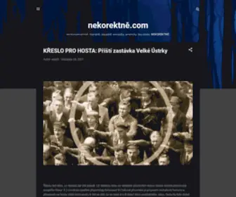 Nekorektne.com(Nekorektně.com) Screenshot