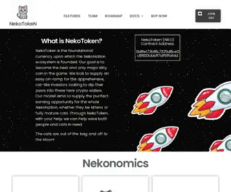 Nekotoken.co(NekoToken's mission) Screenshot