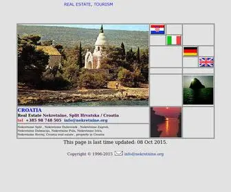 Nekretnine.org(Real estate and tourism agency) Screenshot