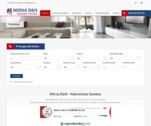 Nekretninemirna.com(Mirna R&N) Screenshot