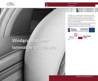 Neks.pl(Laminowanie tkanin) Screenshot