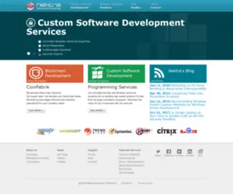 Nektra.com(Custom Software Development Company) Screenshot